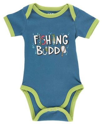 Fishing Buddy Onesie Creeper: