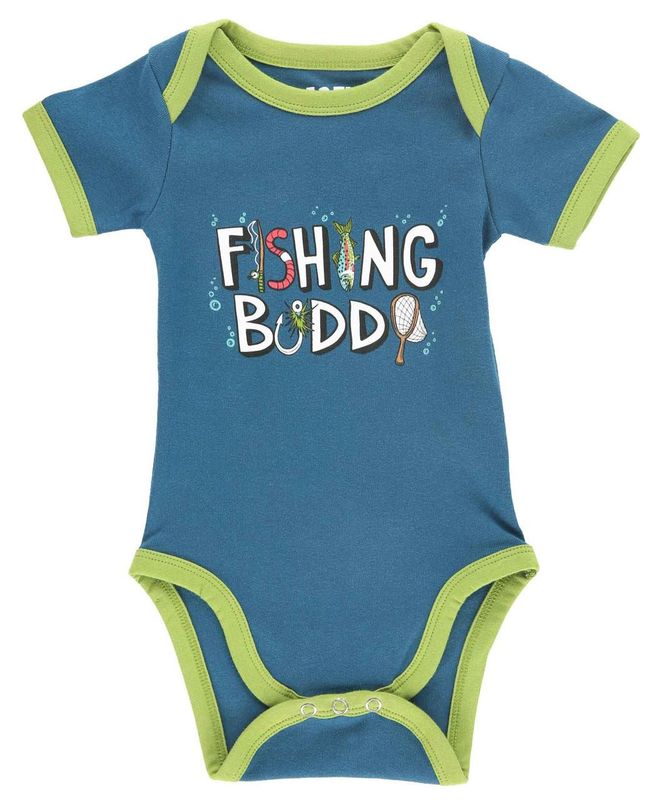 Fishing Buddy Onesie Creeper:
