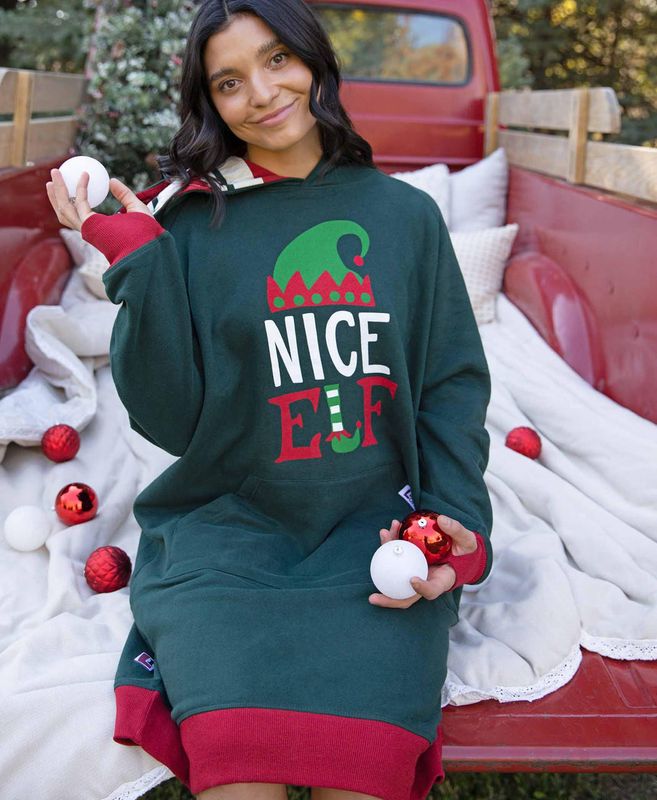 Lazy One Nice Elf Sleep Hoodie