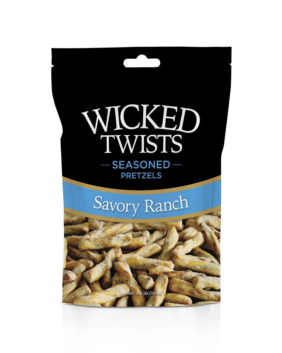 Wicked Twists Pretzel Twists (5.5 oz), Design: Savory Ranch