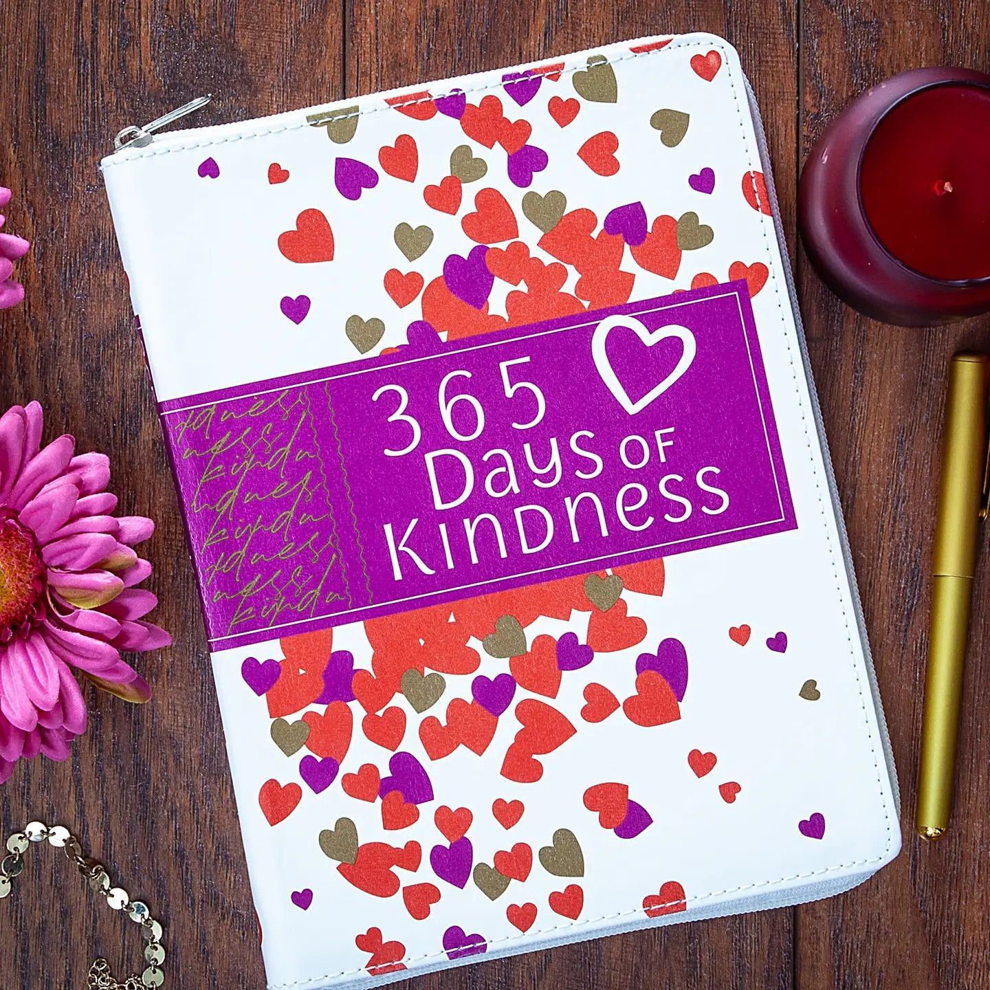 BOOK: 365 Days of Kindness (Zippered Devotional)