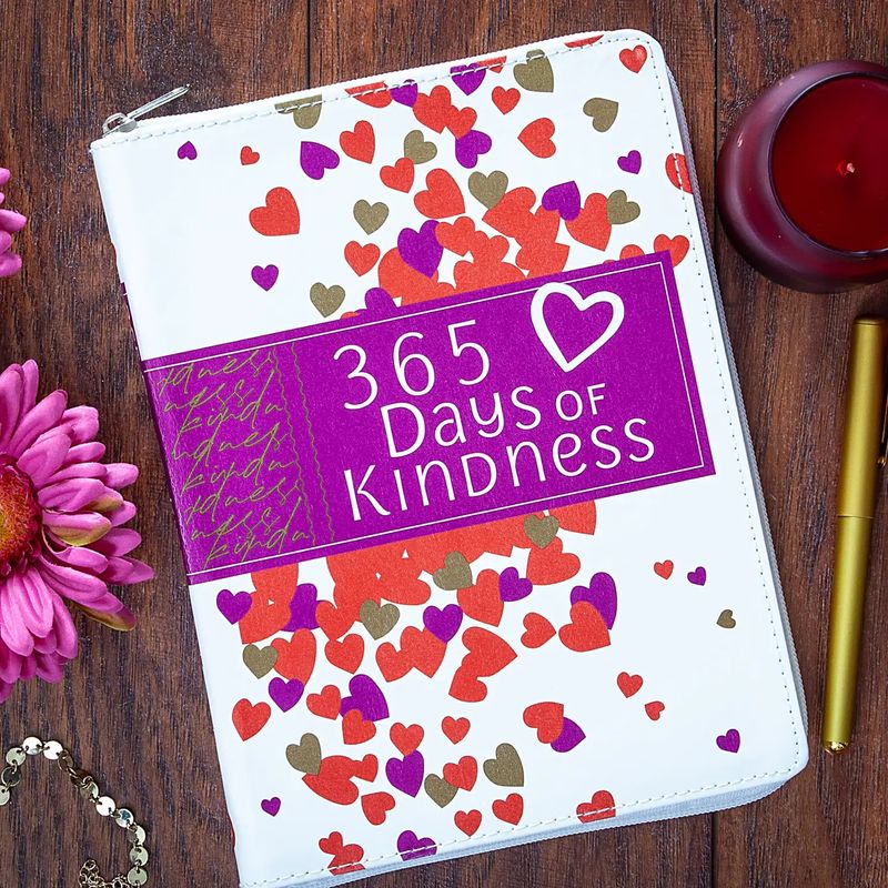 BOOK: 365 Days of Kindness (Zippered Devotional)