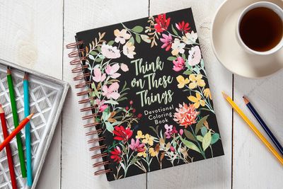 BOOK: Think on These Things (Devotional Coloring Book)