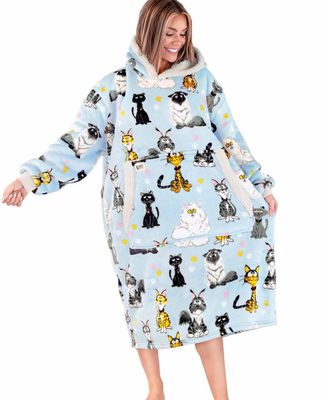 Lazy One Blanket Hoodie: