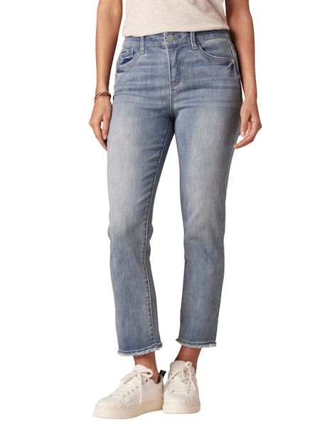 Democracy 27/14 AB Sol HR  Slim Straight Finish Fray: