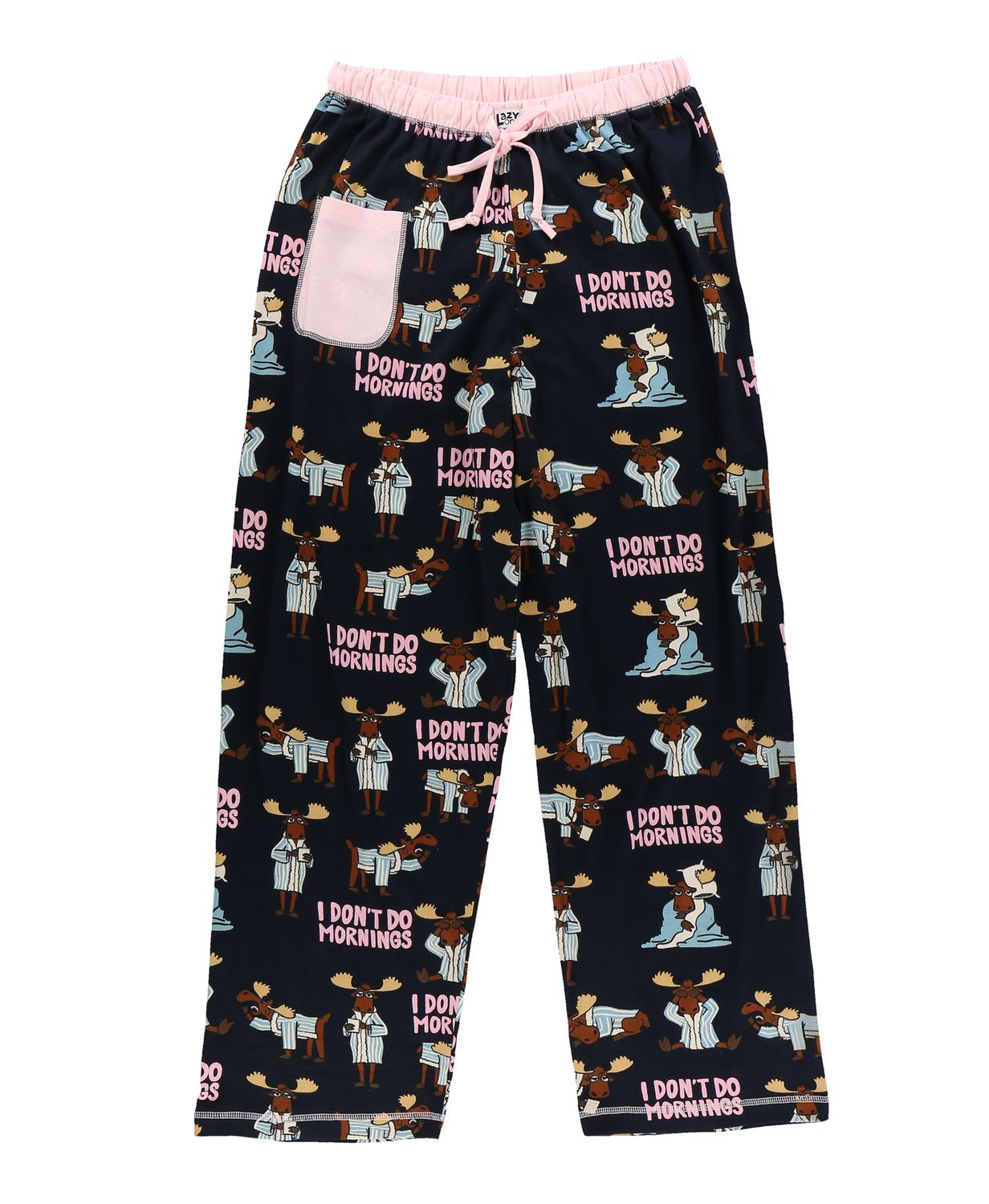 ~(P) Don&#39;t do Mornings Moose PJ Pant, Size: XS