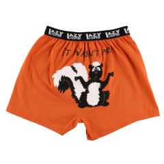 ^(P) Lazy One It Wasn't Me Orange Funny Boxer:, Size: XXL