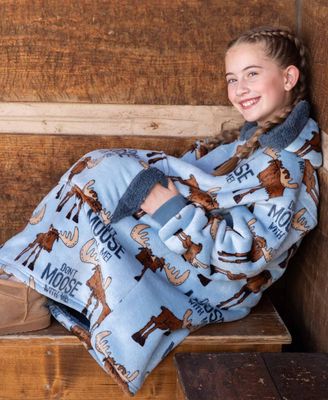 Lazy One Kid&#39;s Blanket Hoodie