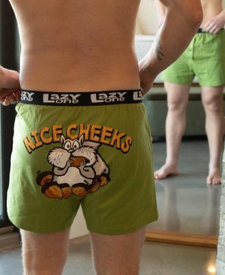 Lazy One Nice Cheeks Green Squirrel Boxer: