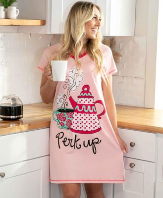 Lazy One Perk Up V-neck Nightshirt
