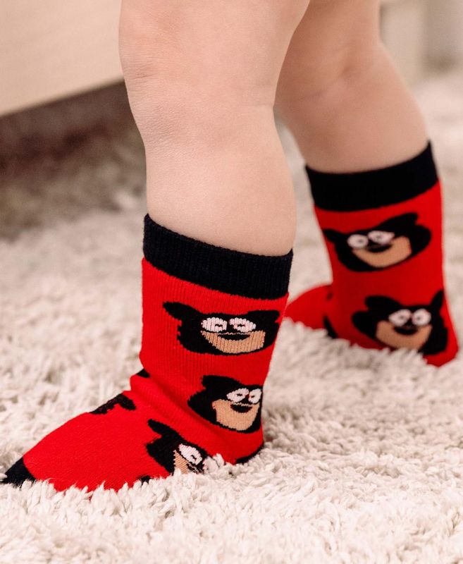 Lazy One Bear Bum Infant Socks