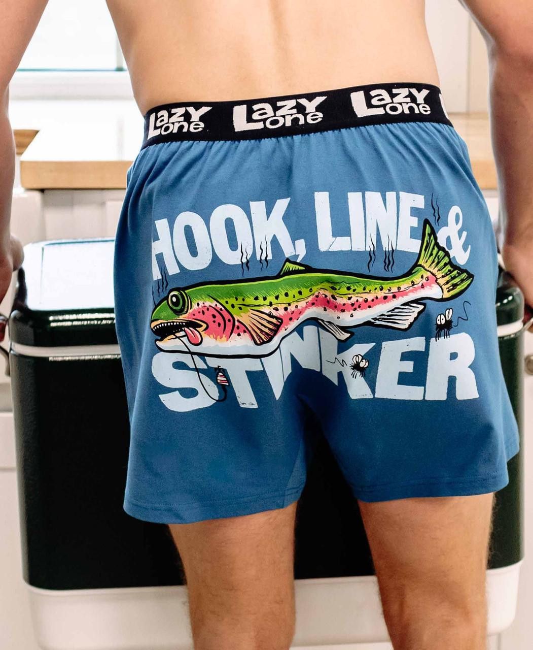 Lazy One Hook, Line, and Stinker Boxer: