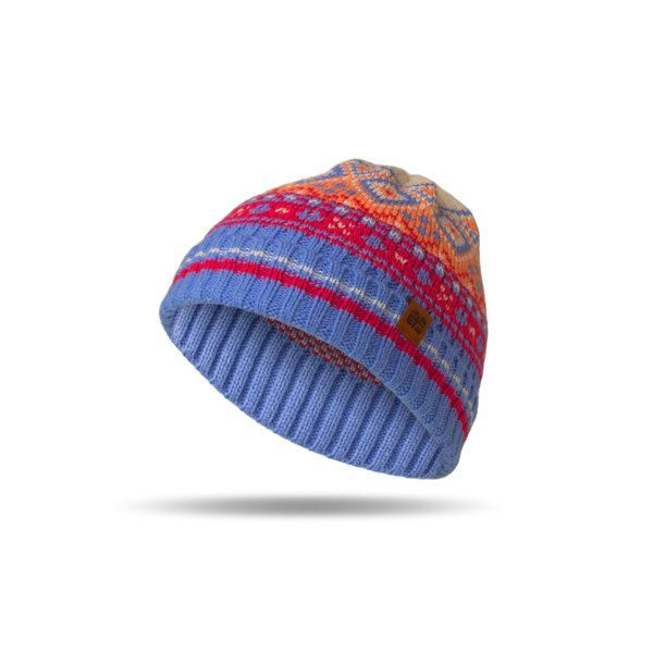 Britt&#39;s Knits Kid&#39;s Fair Isle Beanie:, Color: Coral