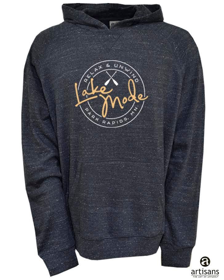 Ollie Hoodie &quot; Lake Mode&quot;:, Color: Black:, Size: XXL