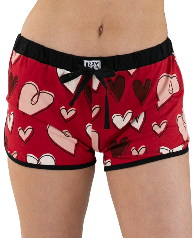 Lazy One Hearts PJ Boxer Shorts