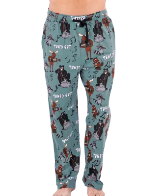 ~(P) Lazy One Tuned Out Men's PJ Pant: