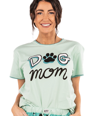 Dog Mom PJ Tee 