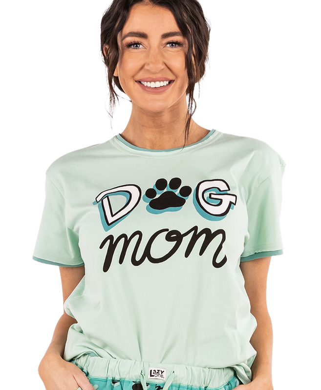 Lazy One Dog Mom PJ Tee 