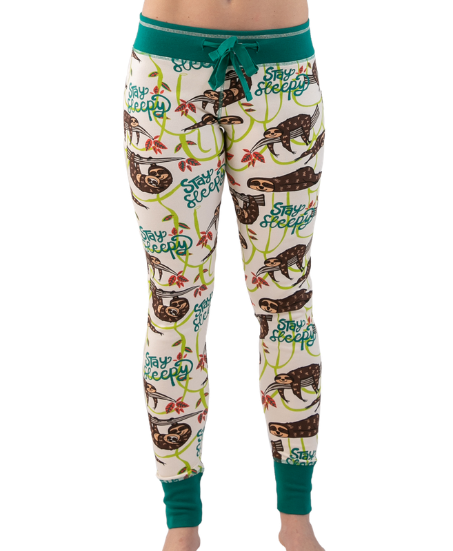 ^(P) Lazy One Sloth PJ Legging