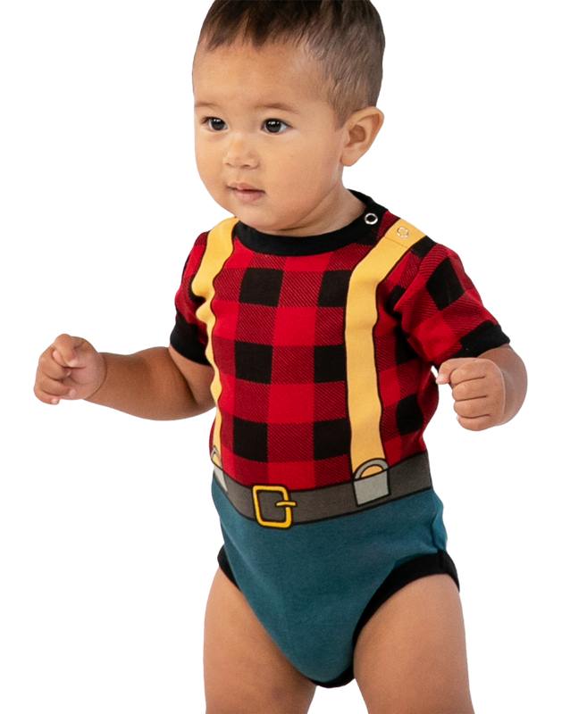 Lumberjack Infant Creeper Onesie