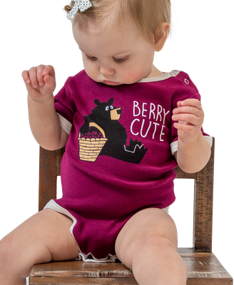 Huckleberry Bear Infant Creeper Onesie
