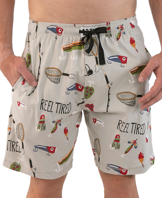 ~(P) Lazy One Reel Tired PJ Shorts