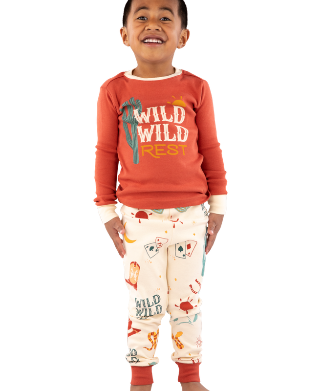 Lazy One Wild Wild Rest Long Sleeve PJ Set