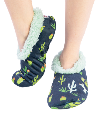 Lazy One Stuck in Bed Blue Fuzzy Feet: