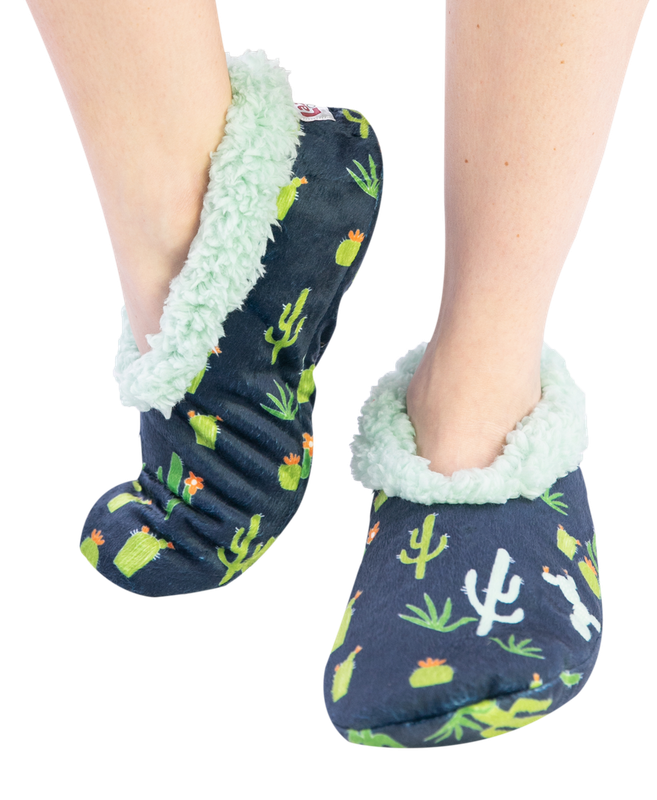 Lazy One Stuck in Bed Blue Fuzzy Feet: