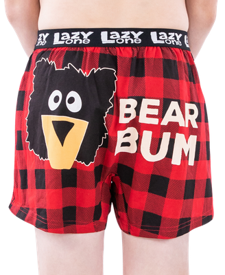 ^ Lazy One: Bear Bum Kid Boxer