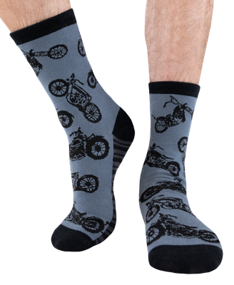 ^Motorcycle Crew Sock: