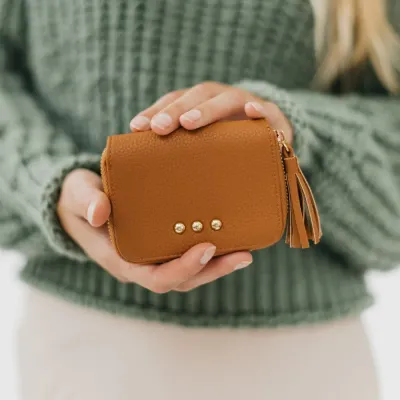 Pretty Simple Ava Accordion Zip Around Wallet