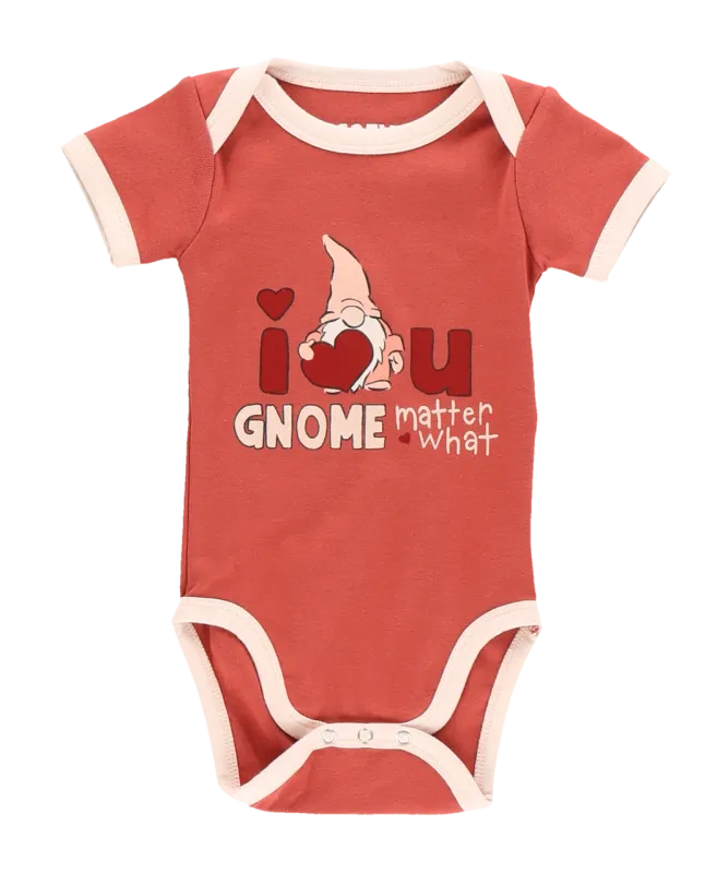 ~(P) Lazy One Gnome Matter What Infant Onesie Creeper