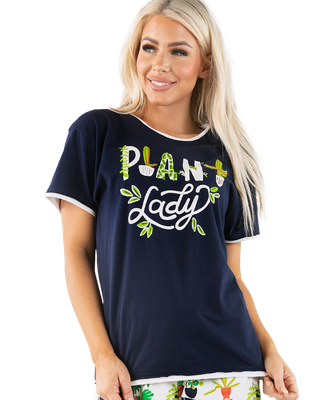 ~(P) Plant Lady PJ Tee 