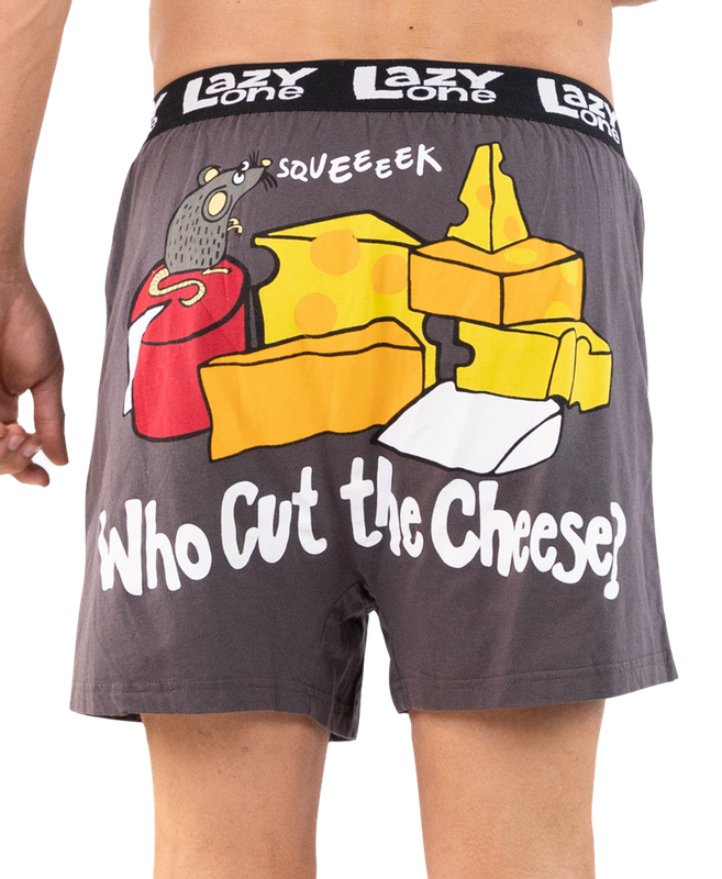 ^(P)  Lazy One Who Cut The Cheese Men's Funny Boxer