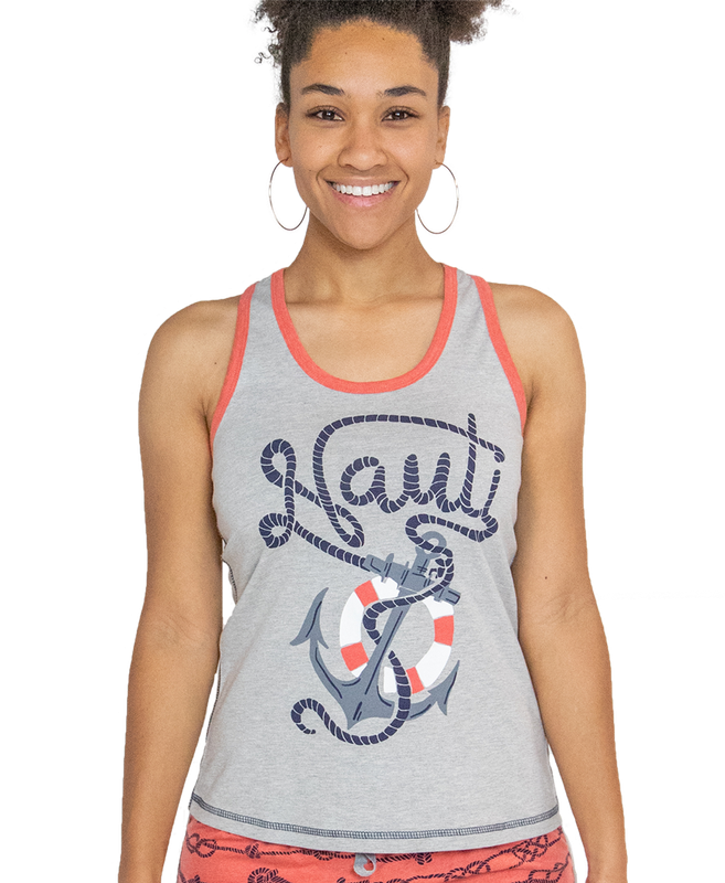^(P) Lazy One Nauti PJ Tank Top