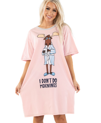 ~Lazy One: Don't Do Mornings Nightshirt