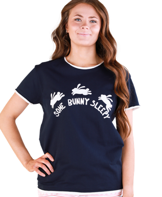^(P) Lazy One Some Bunny Sleepy Women's Regular Fit PJ Tee