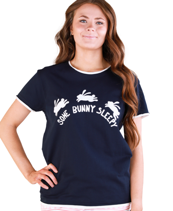 ^(P) Lazy One Some Bunny Sleepy Women's Regular Fit PJ Tee