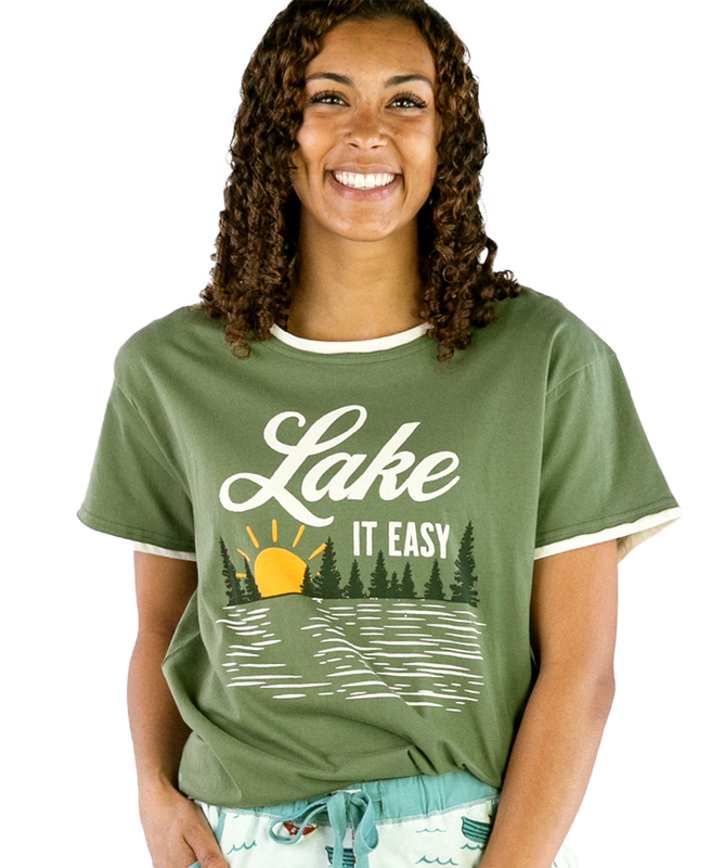 Lazy One Lake PJ Women's Tee: