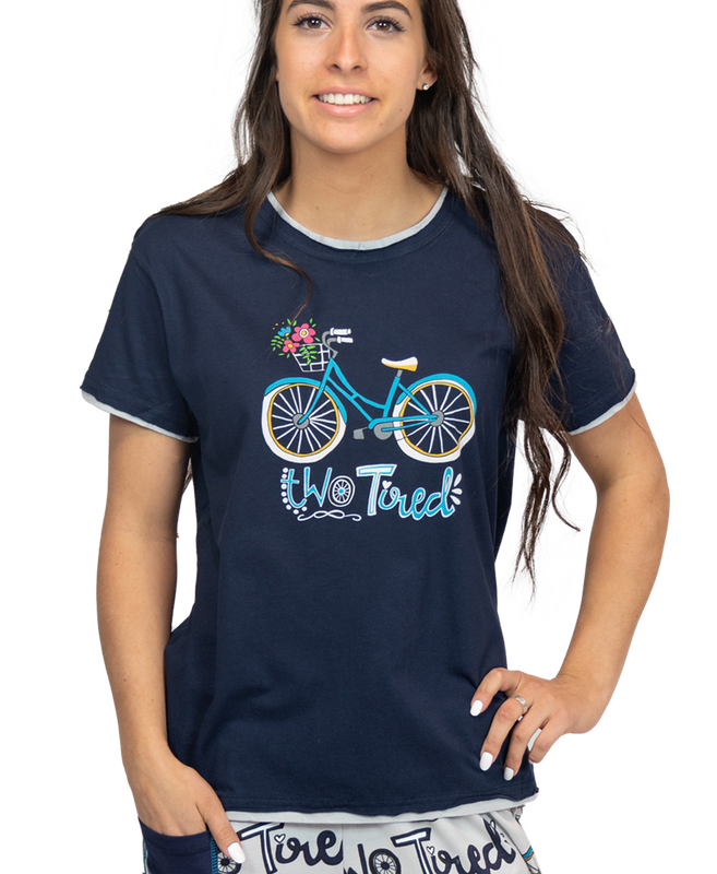 ^Lazy One Two Tired Women's PJ Tee