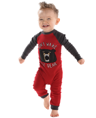 Don't Wake Bear Infant Union Suit
