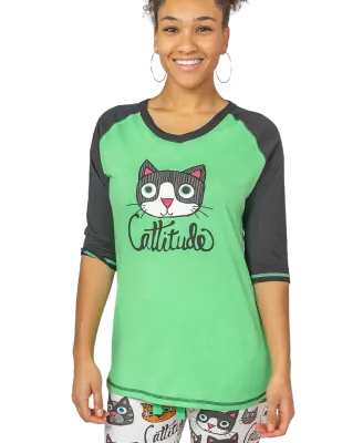 ^Lazy One Cattitude Women's Cat Tall Tee