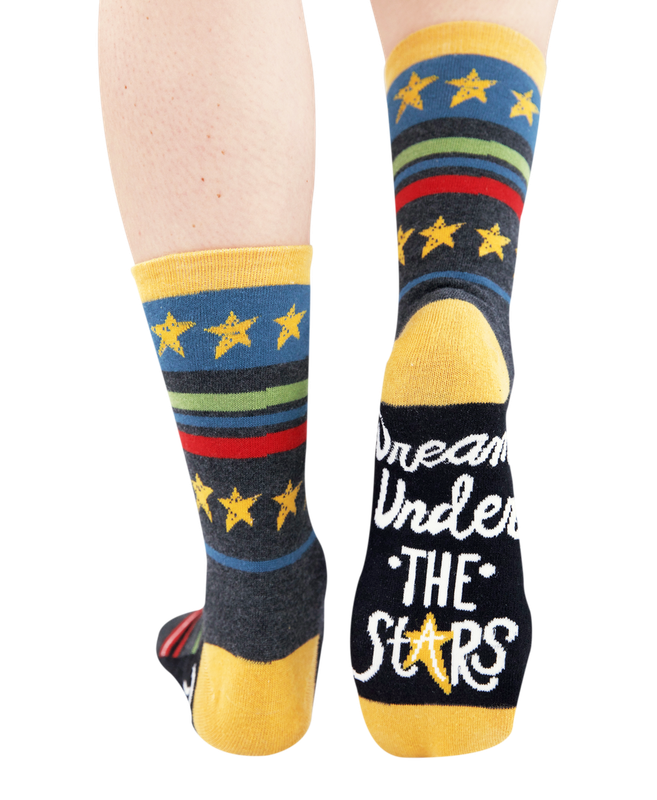 ^Dream Under the Stars Crew Sock