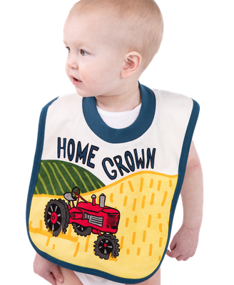 ~Home Grown Tractor Infant Bib