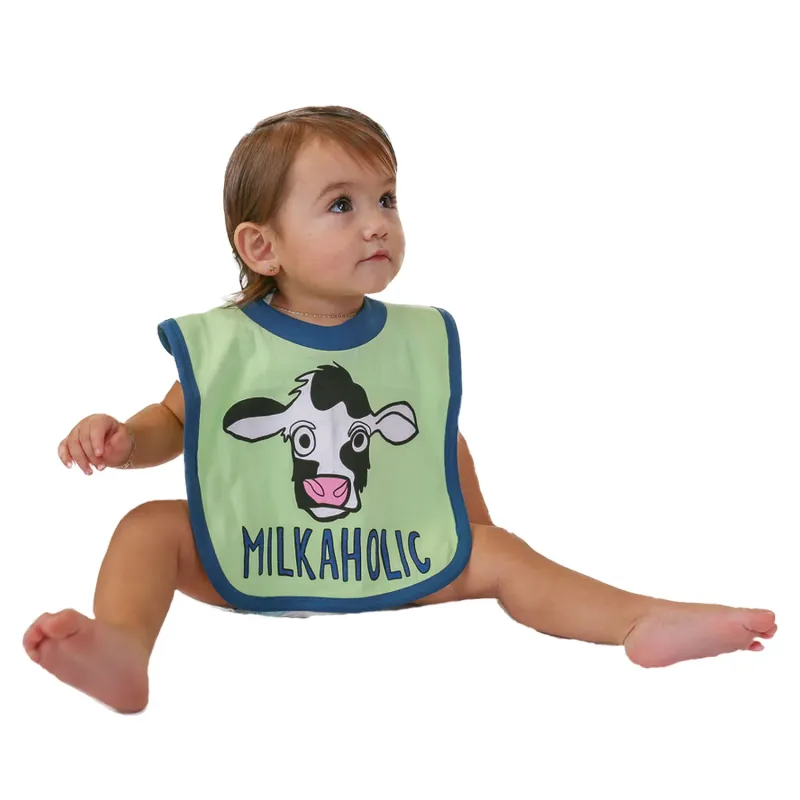 ^Milkaholic Infant Bib