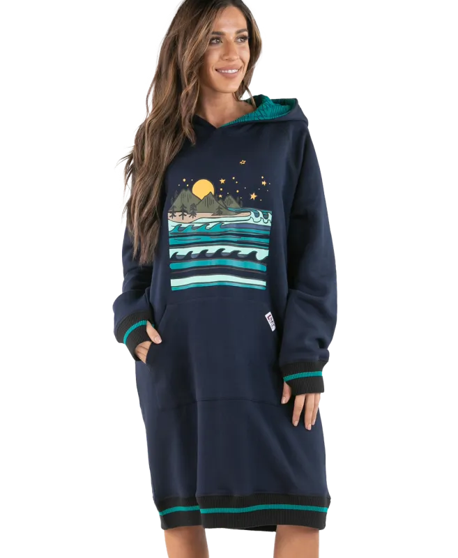 ^Lazy One Coastal Sleep Hoodie