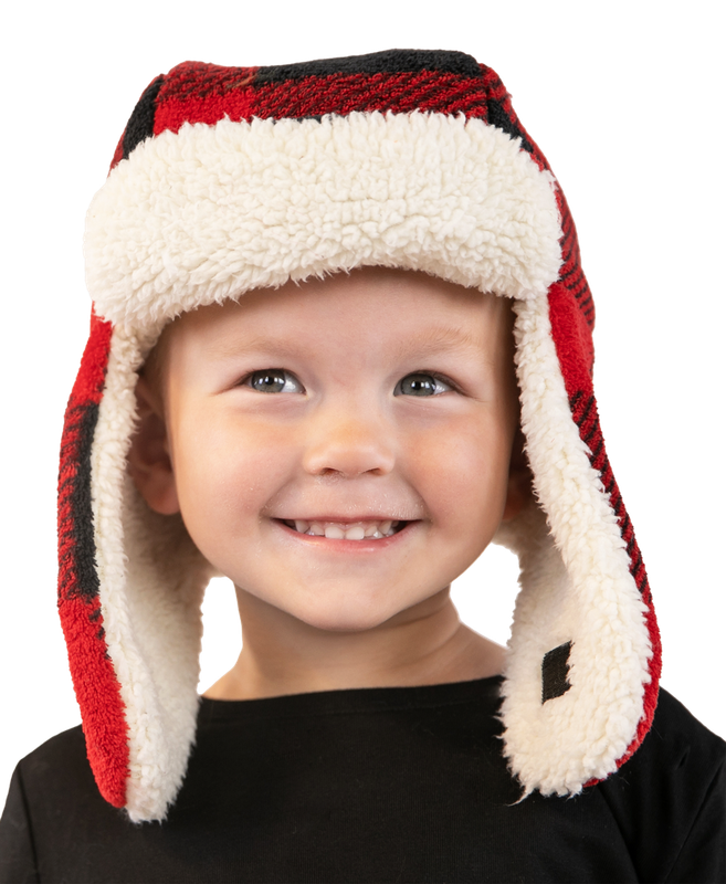 Red Plaid Bomber Critter Cap