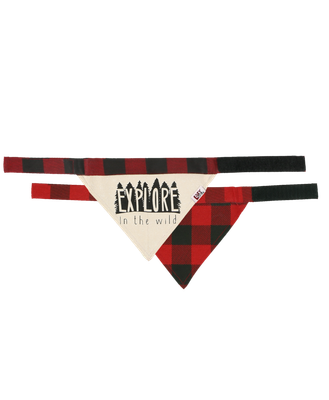 Explore Wild Dog Velcro Bandana: