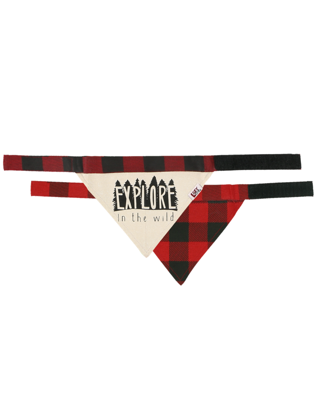 Explore Wild Dog Velcro Bandana: